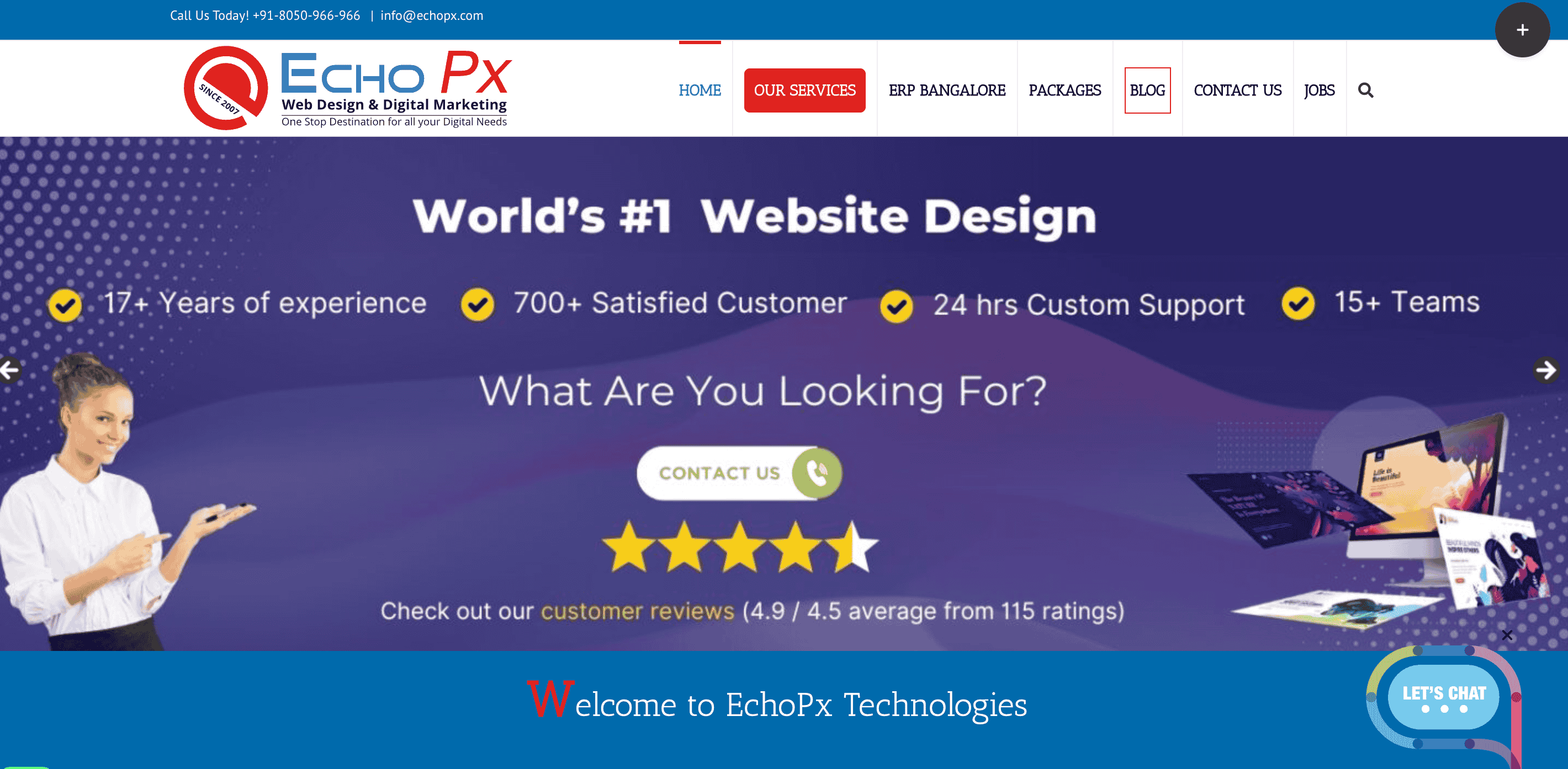EchoPx Homepage