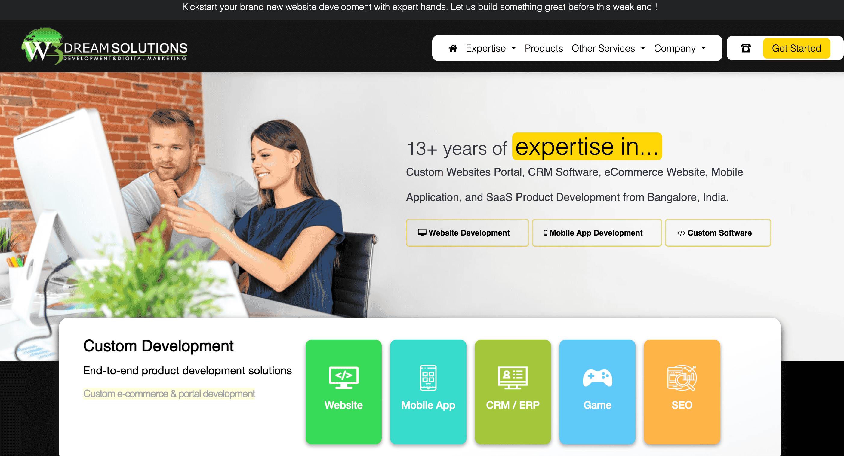 W3 Solutions Homepage