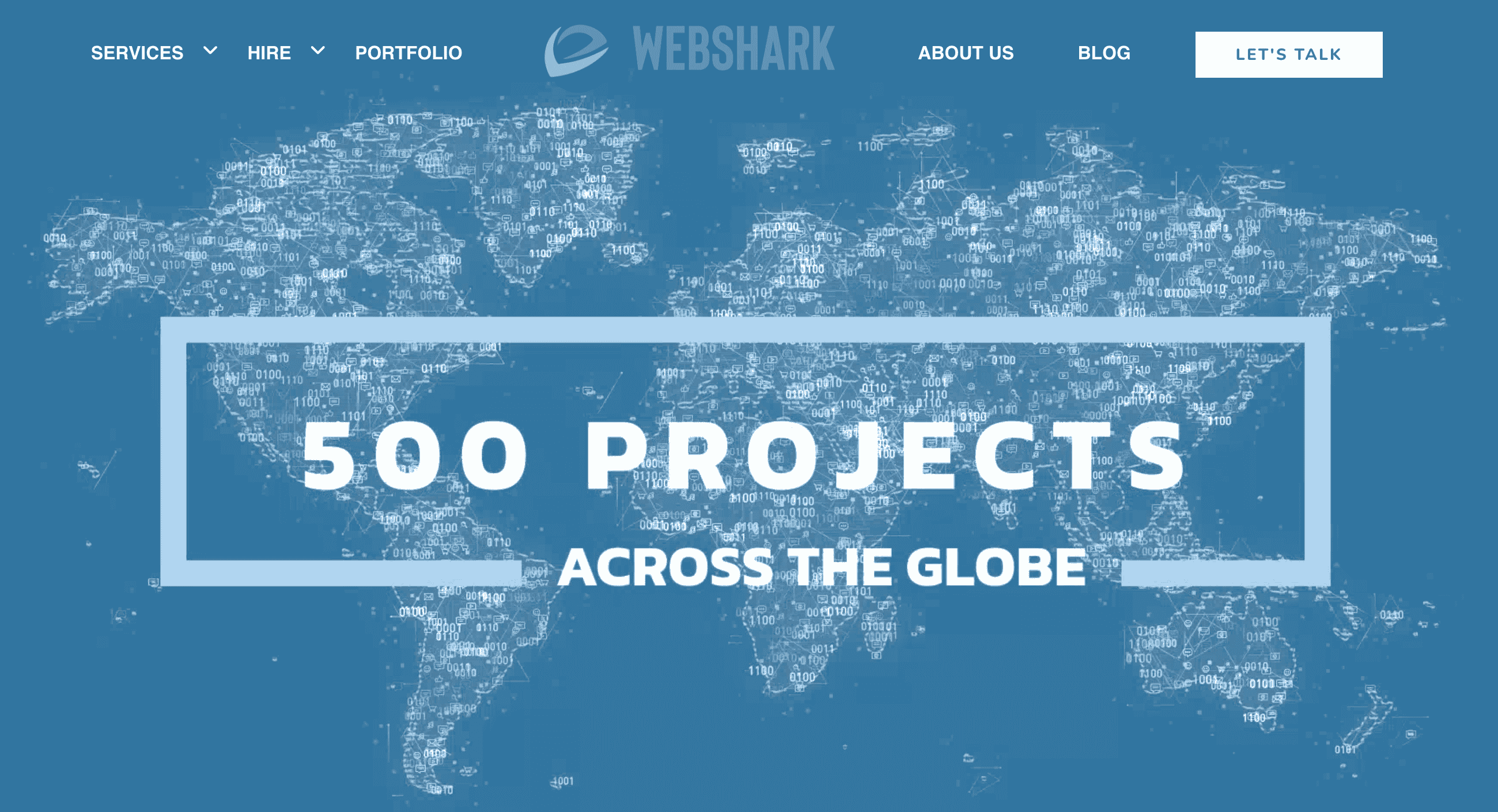 Webshark Home page