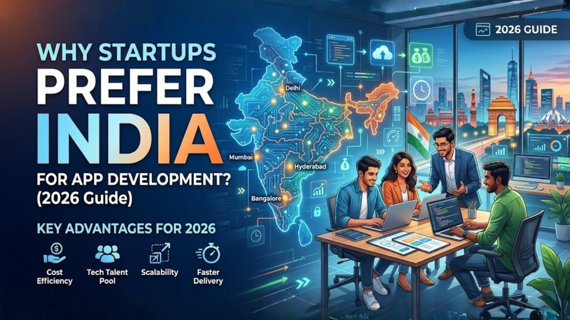 Why Startups Prefer India for App Development (2026 Guide)
